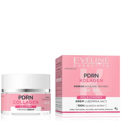Крем для лица Eveline Cosmetics Korean Skincare PDRN Collagen укрепляющий, коллагеновый, 50 мл