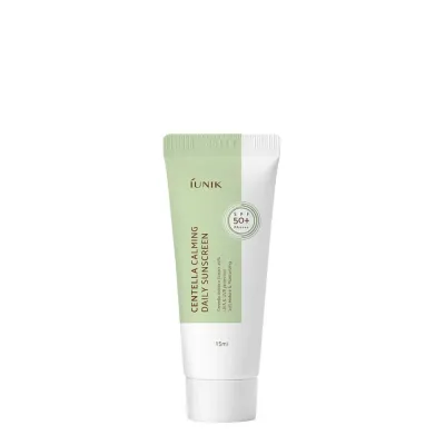 Солнцезащитный крем для лица iUNIK Centella Calming Daily Sunscreen успокаивающий, с центеллой, SPF 50+ PA++++, 15 мл