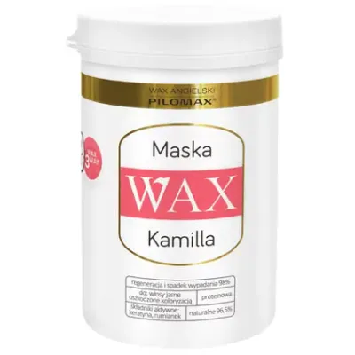 Маска для волос Pilomax Wax Colour Care Kamilla разглаживающая, увлажняющая, для окрашенных светлых волос, 480 мл