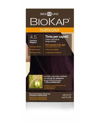 Краска для волос Biokap Nutricolor, оттенок 4.5, 140 мл