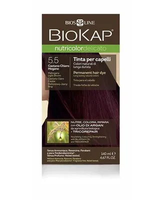 Краска для волос Biokap Nutricolor Delicato, оттенок 5.5, 140 мл