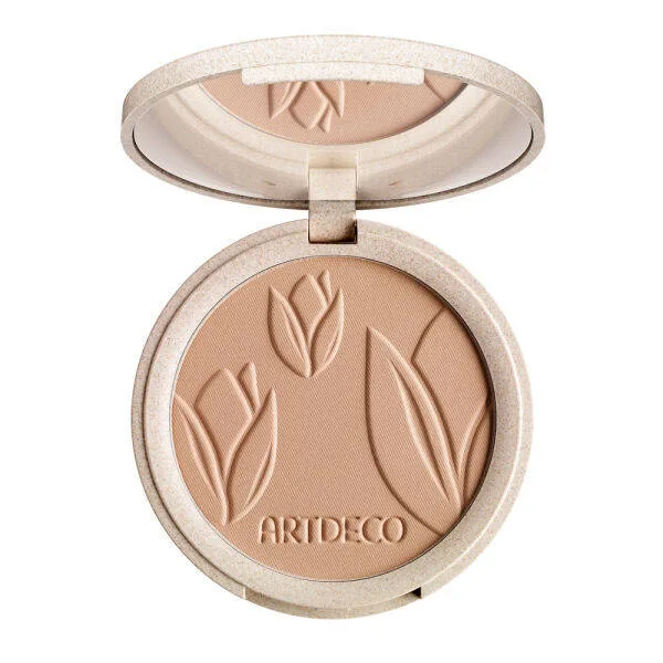 Компактная тональная основа Artdeco Green Couture шелковистая, оттенок 3 WARM HONEY;