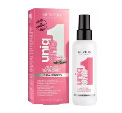 Спрей-кондиционер Revlon Professional Uniq One 10 in 1 Lotus Flower несмываемый, многофункциональный, 150 мл