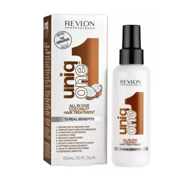 Спрей-кондиционер Revlon Professional Uniq One 10 in 1 Coconut несмываемый, многофункциональный, 150 мл