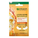 Тканевые патчи для кожи под глазами Garnier Moisture+ Fresh Look с гиалуроновой кислотой, охлаждающие, 6 г — фото 1