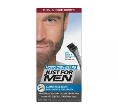 Тонирующий гель для бороды и усов Just For Men Color Gel, оттенок M-35, 28 г