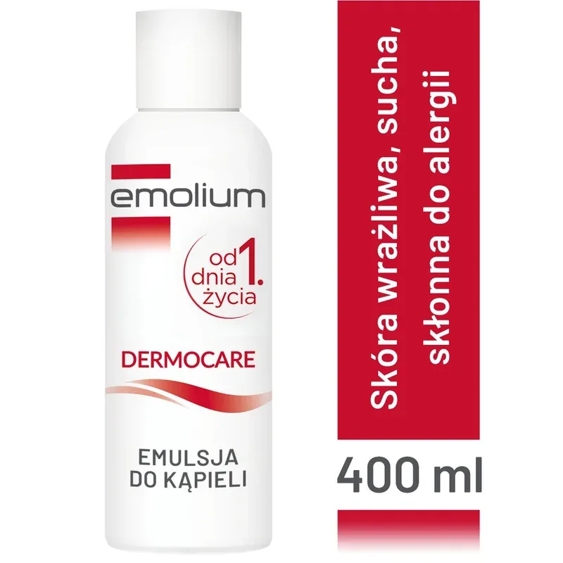 Эмульсия для ванны Emolium Dermocare, для чувствительной кожи, с 1 дня жизни, 400 мл