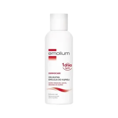 Эмульсия для ванны Emolium Dermocare, для новорождённых и младенцев, с 1 дня жизни, 200 мл