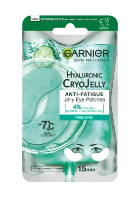 Гелевые патчи для кожи под глазами Garnier Hyaluronic Cryo Jelly увлажняющие, охлаждающие, 1 пара, 5 г