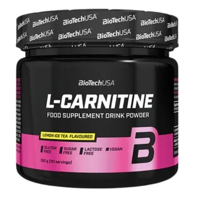 L-карнитин BioTech USA L-Carnitine Drink Powder, 2000 мг в порции, порошок, 150 г