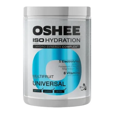 Изотоник в порошке OSHEE ISO Hydration Powder Universal, электролиты, 550 г