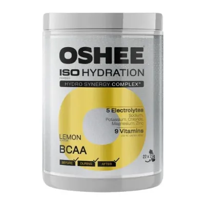 Изотоник в порошке OSHEE ISO Hydration Powder, с BCAA, электролиты, 550 г