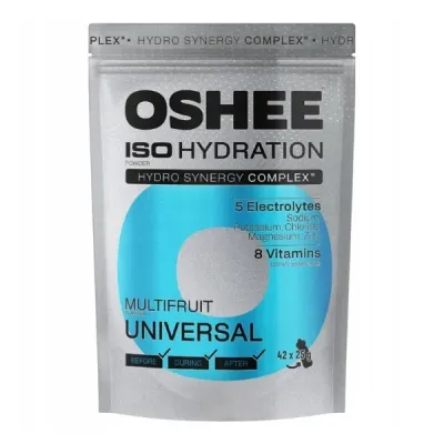 Изотоник в порошке OSHEE ISO Hydration Powder Universal, витамины группы B, 1050 г