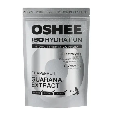 Изотоник в порошке OSHEE ISO Hydration Powder, с гуараной, электролиты, 1050 г