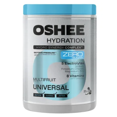 Изотоник в порошке OSHEE Hydration Powder Zero Universal, без сахара, 330 г