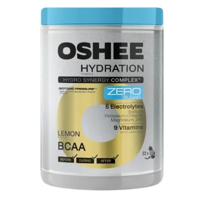 Изотоник в порошке OSHEE Hydration Powder Zero, с BCAA, без сахара, 330 г