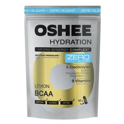 Изотоник в порошке OSHEE Hydration Powder Zero, с BCAA, без сахара, 630 г