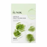 Тканевые маски для лица iUNIK Centella Family Calming Mask, с центеллой, для чувствительной кожи, 10 шт — фото 1