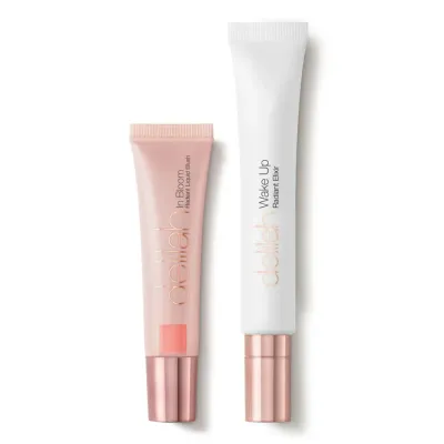 Набор румян и хайлайтера Delilah Petal And Pearl Blush And Radiance Duo, оттенок Tiger Lily & Candlelight