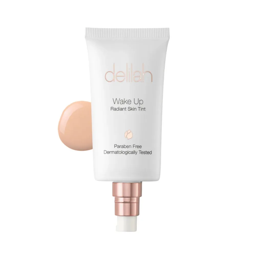 Тинт для лица Delilah Wake Up Radiant Skin Tint, сияющий финиш, оттенок Opal