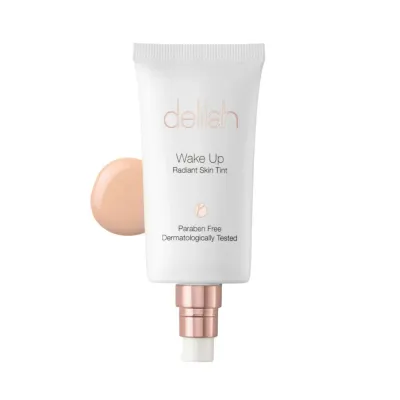 Тинт для лица Delilah Wake Up Radiant Skin Tint, сияющий финиш, оттенок Opal