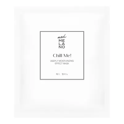 Тканевая маска для лица Medmelano Chill Me! Deeply Moisturizing Effect Mask, увлажняющая, успокаивающая, 8 шт
