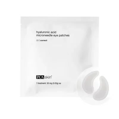 Микроигольные патчи под глаза PCA Skin Hyaluronic Acid Microneedle Eye Patches, 1 пара