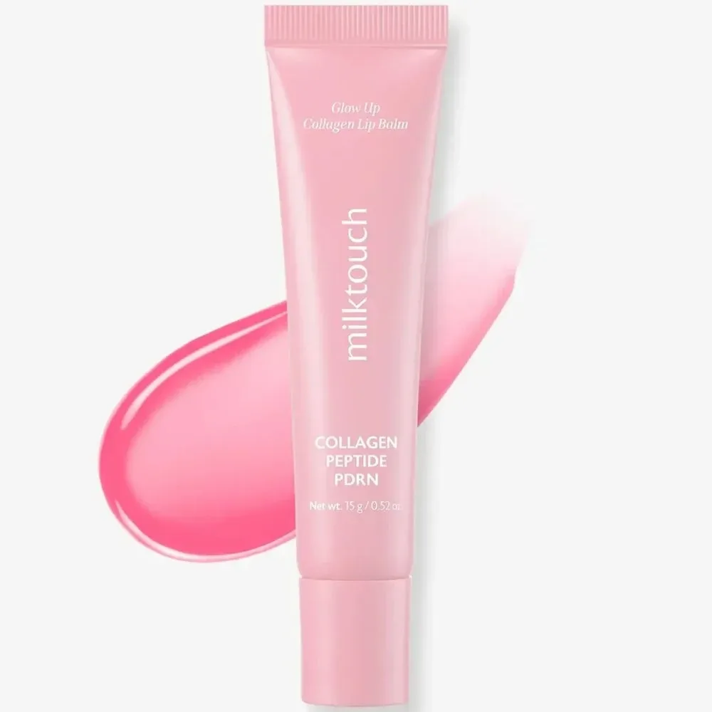 Бальзам для губ MilkTouch Glow Up Collagen, сияющий, оттенок Bubble Sugar, 15 г