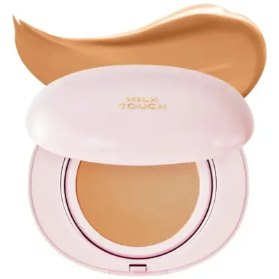 Кушон MilkTouch All-Day Skin Fit Milky Glow сияющий финиш, оттенок 29C Walnut, 15 г