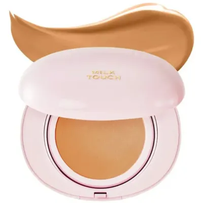 Кушон MilkTouch All-Day Skin Fit Milky Glow сияющий финиш, оттенок 27N Chai, 15 г