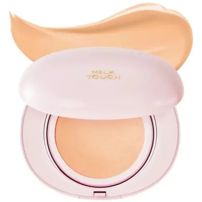 Кушон MilkTouch All-Day Skin Fit Milky Glow сияющий финиш, оттенок 23N Medium Beige, 15 г