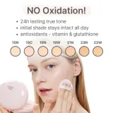 Кушон MilkTouch All-Day Skin Fit Milky Glow сияющий финиш, оттенок 23N Medium Beige, 15 г — фото 6