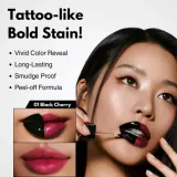 Тинт для губ MilkTouch Black Peel Off Lip Tattoo, тинт-плёнка, матовый, оттенок 01 Black Cherry, 4,5 г — фото 5