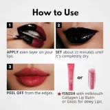 Тинт для губ MilkTouch Black Peel Off Lip Tattoo, тинт-плёнка, матовый, оттенок 01 Black Cherry, 4,5 г — фото 8