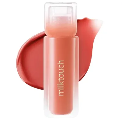 Блеск для губ MilkTouch Dew Stain Sheer Lip Gloss, лёгкий, нелипкий, оттенок 05 Peach Drop