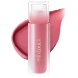 Блеск для губ MilkTouch Dew Stain Sheer Lip Gloss, лёгкий, нелипкий, оттенок 02 Bubbly Pink — фото 1