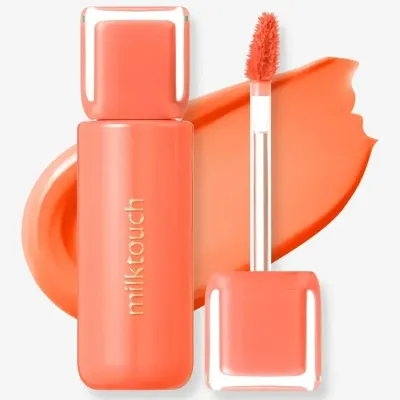 Тинт для губ MilkTouch Jelly Fit Tinted Glow Tint, сияющий финиш, оттенок 01 New Peach Bear, 4 г