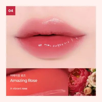 Тинт для губ Heimish Ever Glow Gloss Lip Tint, блестящий финиш, оттенок 04 Amazing Rose
