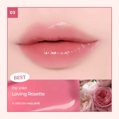 Тинт для губ Heimish Ever Glow Gloss Lip Tint, блестящий финиш, оттенок 03 Loving Rosette