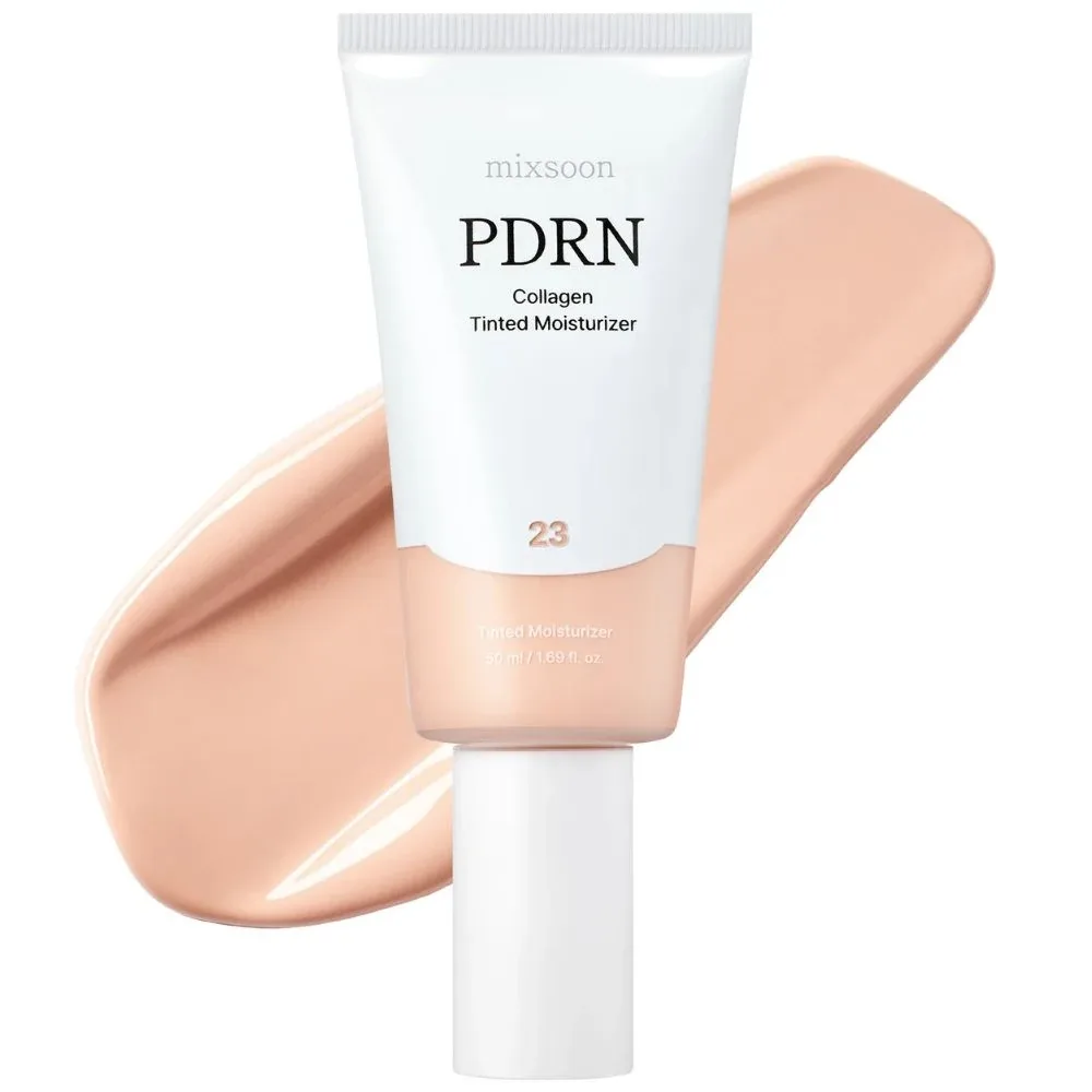 Тонирующий крем для лица Mixsoon PDRN Collagen Tinted Moisturizer увлажняющий, оттенок 23 Aura, 50 мл