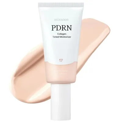 Тонирующий крем для лица Mixsoon PDRN Collagen Tinted Moisturizer увлажняющий, оттенок 17 Bare, 50 мл