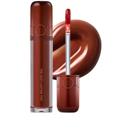 Тинт для губ Rom&nd The Juicy Lasting Tint New Version, нелипкий, стеклянный блеск, оттенок 17 Dark Coconut, 3,5 г