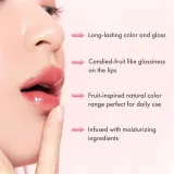 Тинт для губ Rom&nd The Juicy Lasting Tint New Version, нелипкий, стеклянный блеск, оттенок 16 Plum Coke, 3,5 г — фото 4