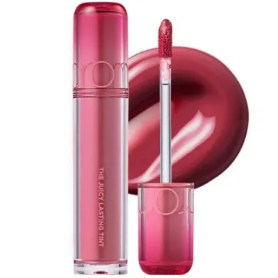 Тинт для губ Rom&nd The Juicy Lasting Tint New Version, нелипкий, стеклянный блеск, оттенок 04 Fig Fig, 3,5 г