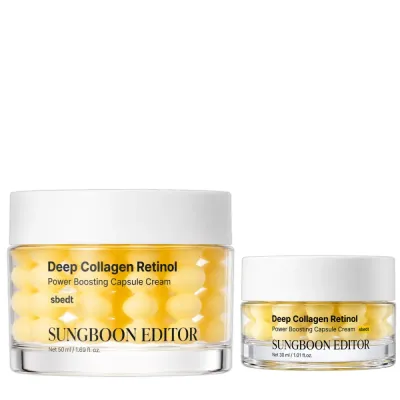 Крем для лица Sungboon Editor Deep Collagen Retinol Power Boosting Capsule Cream с ретинолом и коллагеном, 30 мл