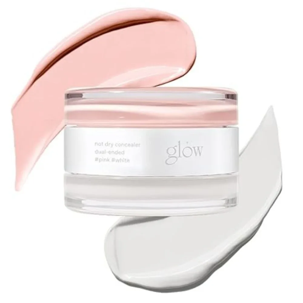 Корректор Glow Not Dry Concealer двухцветный, оттенок Pink White, 10 г