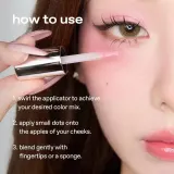 Жидкие румяна Glow Cocktail Oil Blush трёхслойные, сияющий финиш, оттенок Clover Club, 7,5 г — фото 6
