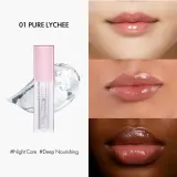 Масло для губ Elroel Blanc Essential Lip Oil оттеночное, оттенок 01 Pure Lychee, 4,5 г — фото 3
