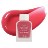 Жидкие румяна House of Hur Moist Ampoule Blusher Mini увлажняющие, сияющий финиш, оттенок 02 Deep Plum, 10 мл — фото 1