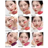 Жидкие румяна House of Hur Moist Ampoule Blusher Mini увлажняющие, сияющий финиш, оттенок 09 Ruby Red, 10 мл — фото 6